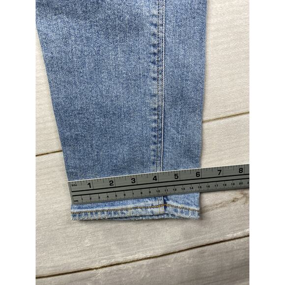 ASOS Design Mens Jeans Size 32X38 Skinny Leg Stretch Denim Distressed Light Wash - Picture 8 of 12